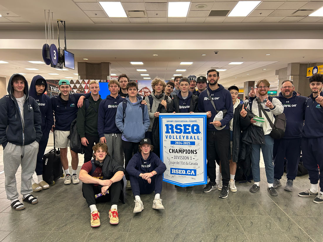 Broncos Men's Volleyball Travels to Quebec